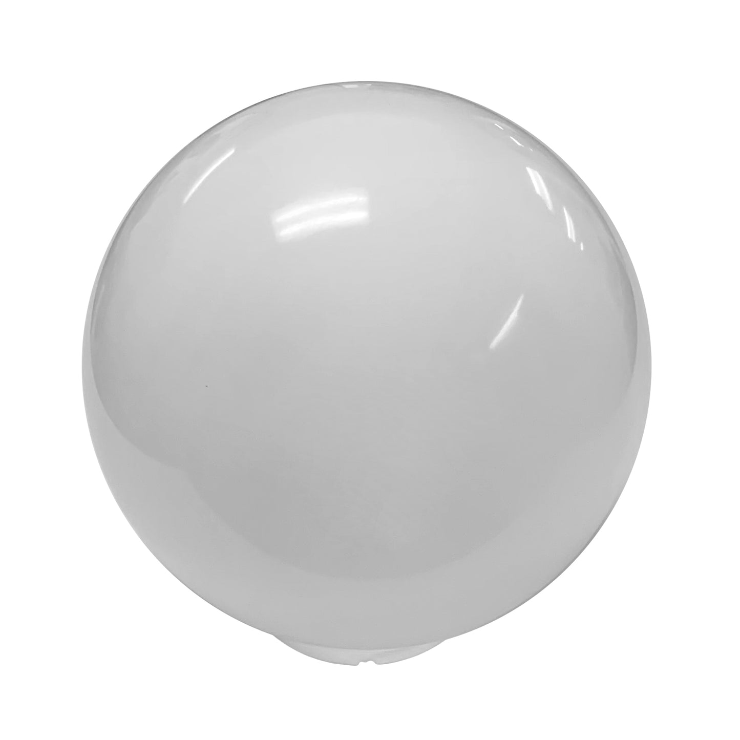 14 inches Diameter White Acrylic Globe with 6 inches Neck