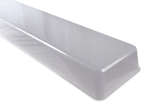 Clear Prismatic Polycarbonate Vapor Tight Diffuser – PlasticsForLighting