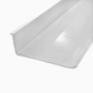 #320 L-SHAPED WHITE RIBBED ACRYLIC UNDERCOUNTER LENSES