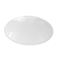 White Acrylic Flanged Shallow Domes