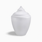 #88467 White Ripple Polyethylene Ornamental Acorn (Neckless)
