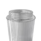BP-20 Clear Ribbed Polycarbonate Threaded Jar
