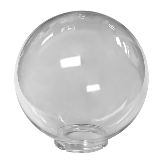 14", 16", 18" Diameter Clear Acrylic Globe with 6" Neck