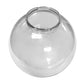 14", 16", 18" Diameter Clear Acrylic Globe with 6" Neck