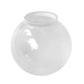 8" Diameter White Acrylic Globe with 4" Neck