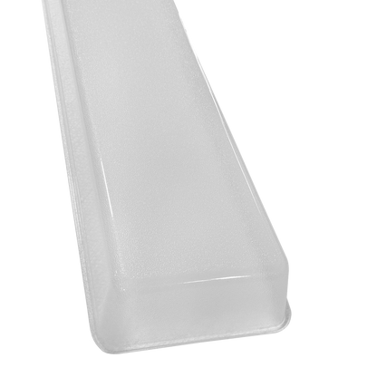 Clear Acrylic Stipple  Deep Vapor Tight Diffusers For HO Lamps