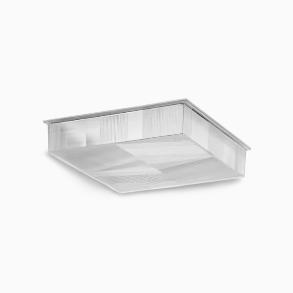 #305 Clear Prismatic Acrylic Drop Diffuser 12 x 12