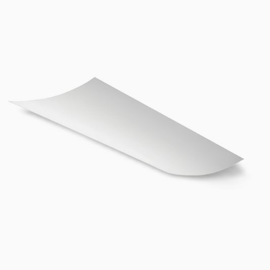 Smooth White Acrylic Overlay Film | 9-15/16" Wide x 22-7/8" Long | Replacement For Lithonia U360001