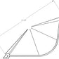 #110 HIGH TRANSMISSION WHITE ACRYLIC UNDERCOUNTER DIFFUSERS