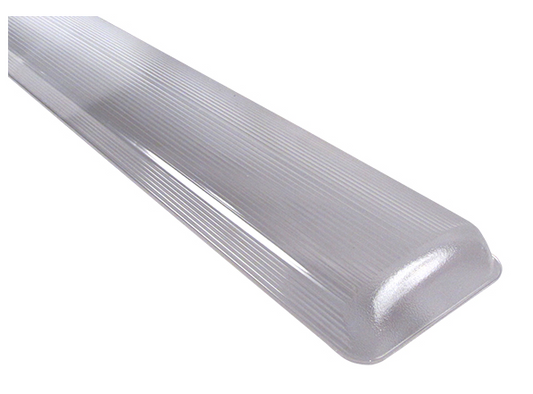 8TARSMI CLEAR RIBBED MEDIUM IMPACT ACRYLIC DIFFUSER 6-3/8" x 97-5/8" x 2"