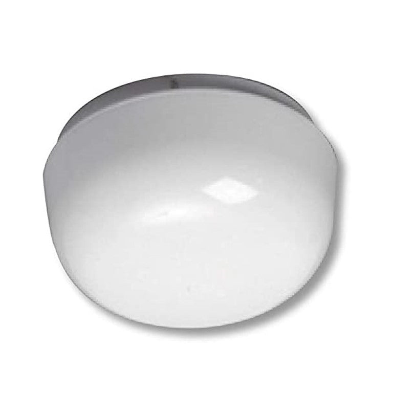 #2011 WHITE SMOOTH ACRYLIC 11" DIAMETER MUSHROOM DEEP DIFFUSER