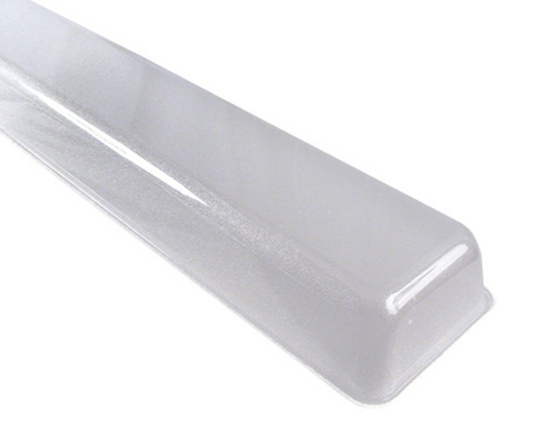 CLEAR ACRYLIC STIPPLE VAPOR TIGHT DIFFUSERS