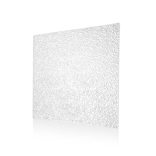 Clear Cracked Ice Acrylic Diffuser 23-3/4" x 47-3/4"